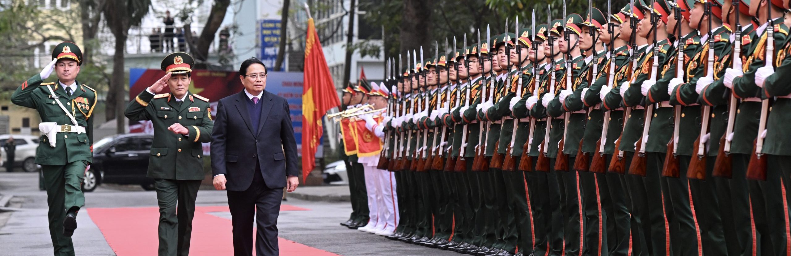 Thủ tướng Chính phủ Phạm Minh Chính thăm và chúc mừng Học viện Quân y