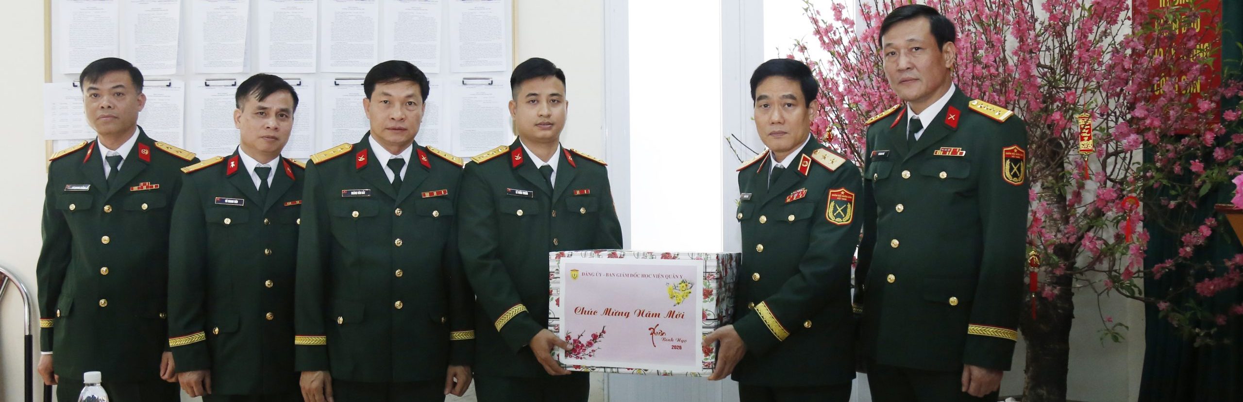 Giám đốc Học viện thăm và chúc Tết Nguyên đán Bính Ngọ 2026 các cơ quan, đơn vị trong Học viện